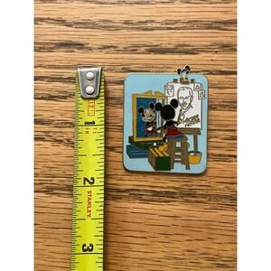 Disney Mickey Mouse Painting Walt Disney Norman Rockwell Style Trading Pin